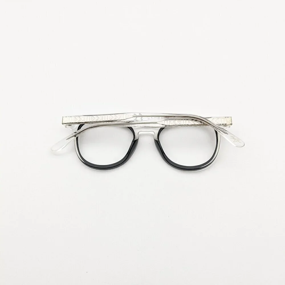 🕶️Made in Italy! Maui Jim MJO2208-11W Eyeglasses 48/21-145 / ALD704🕶️​